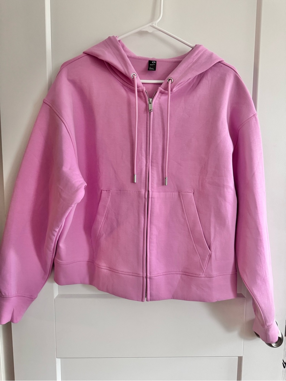 Gap Pink Zip Up Hoodie- GapFit hooded Jacket with Pockets